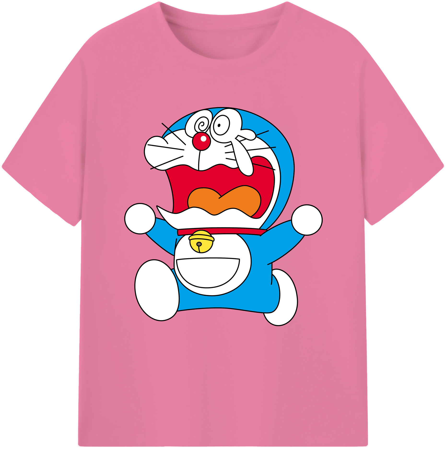 （画像用） ドラえもん Doraemon 綿100％半袖Tシャツ（フロントプリント）